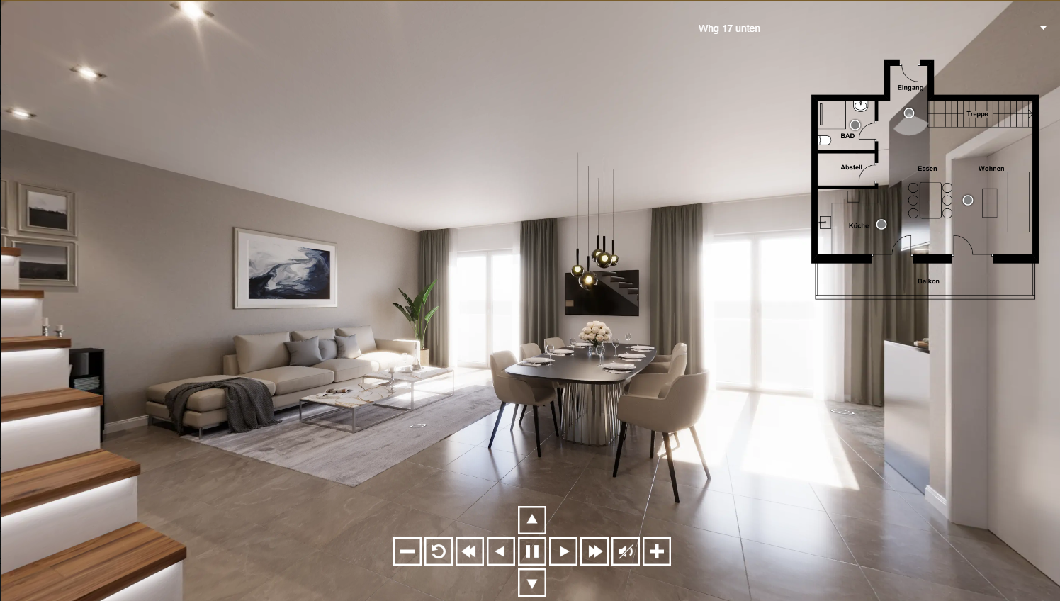 360° Panoramatour Wohnung Penthouse